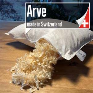 Die Königin der Alpen für dein Schlafzimmer - erlebe den beruhigenden Duft der Alpen! Arvenkissen